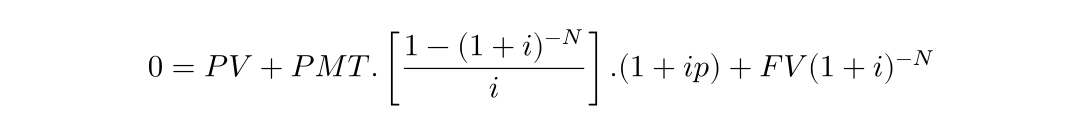 The TVM Formula